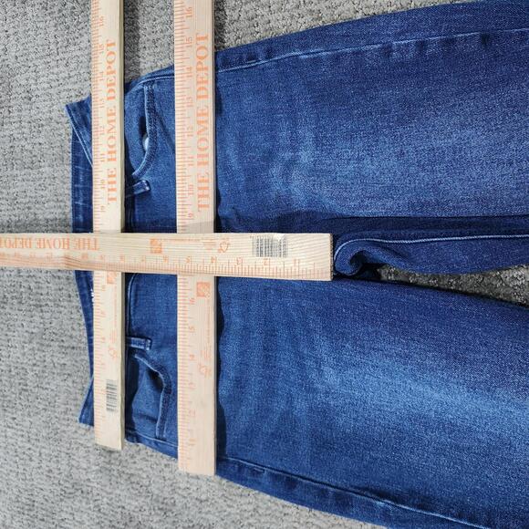 Old Navy Jeans Wow Straight High Rise Blue Pockets Size 2 - Picture 2 of 12
